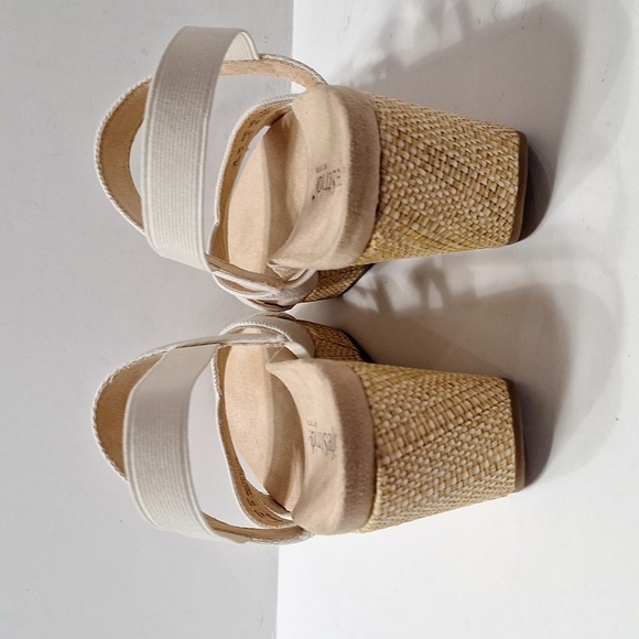 Life Stride (NEW) Soft System Danita Cream Platform Wedge Comfort Sandal Sz. 8.5 - Picture 7 of 11